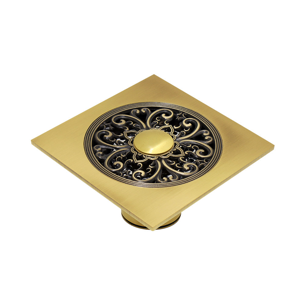 715028 71502801 Factory Price All Copper Thickened Anti Odor Bronze Brass Floor drain